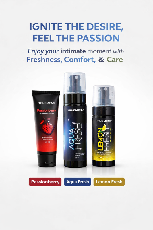 Intimacy kit- Lubricant, Spray and Wash